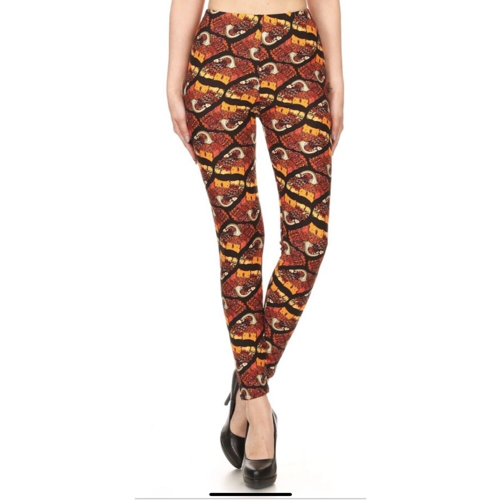 Halloween Super Cute Leggings. Buttery One Size 2-12.   Pumpkins 🎃 With Black